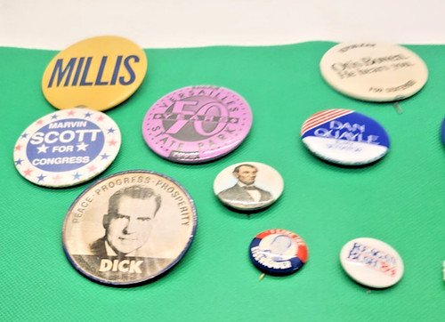 Vintage political pinback - "vintage,
